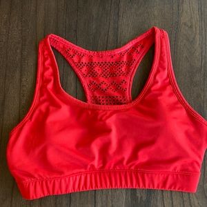 Red ZYIA Bomber Sports Bra - Large